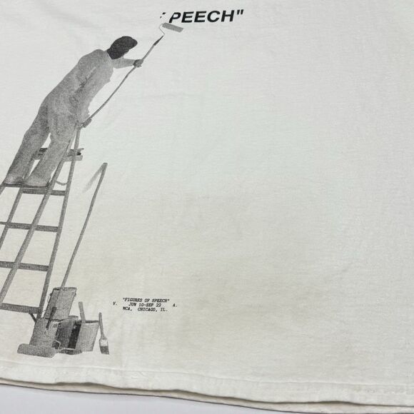 Champion x Virgil Abloh Off-White MCA Figures of Speech Graphic T-Shirt Men’s XL - Picture 5 of 8